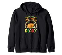 Vintage Get Your Fat Pants Ready Divertente Ringraziamento Turchia Felpa con Cappuccio