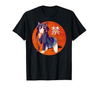 Vintage Giapponese Anime Waifu Art Manga Neko Ragazza Otaku Maglietta