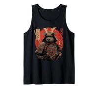 Vintage Giapponese Arte Anime Grafica Samurai Guerriero Capybara Canotta