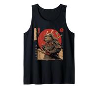 Vintage Giapponese Arte Anime Grafica Samurai Guerriero Capybara Canotta