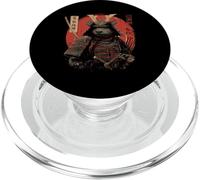 Vintage giapponese arte anime grafica samurai guerriero Capybara PopSockets PopGrip per MagSafe