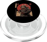 Vintage giapponese arte anime grafica samurai guerriero Capybara PopSockets PopGrip per MagSafe