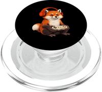 Vintage Giapponese Fox Gamer Grafica Retro Giappone Anime PopSockets PopGrip per MagSafe