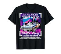 Vintage Giapponese JDM Street Racing Giappone Drift Car Grafica Maglietta
