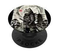 Vintage giapponese Ukiyo-e Samurai Cat Warrior Art PopSockets PopGrip Adesivo