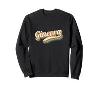 Vintage Ginevra Nome Personalizzato Ginevra Felpa