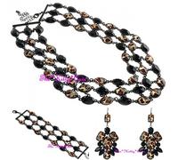 Vintage Glamour Ghepardo Gatto Leopardo, Stampa Animale Collana Orecchini