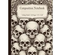 Vintage Gothic Skulls Composition Notebook: A Dark Academia Aesthetic Journal with Antique Woodcut Skeletons | Memento Mori Notebook for Goths, Med Students, and Writers