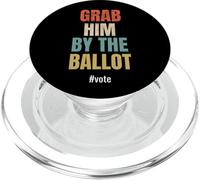 Vintage Grab Him By The Ballot #vote Hashtag Vote PopSockets PopGrip per MagSafe