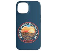 Vintage Grand Canyon National Park Retro 80s Graphic Custodia per iPhone 15