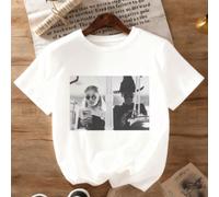 [Vìntàgē Gràphìc Prìnt Crēw Tēē] Wìckēd Móvìē Vìntàgē Photos Gràphìc Prìnt T-shìrt, Short Slēvē Crēw Nēck Càsūàl Tóp for Sūmmēr & Spring, Wómēn's Vestiario Materiale: CotoneDettagli: FantasiaFantasia: