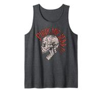 Vintage Grunge - Punks Not Dead - Rock Punk Is Not Dead Grey Canotta