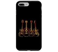 Vintage Guitar Line Art Classical Acoustic Bassist Guitarist Custodia per iPhone 7 Plus/8 Plus