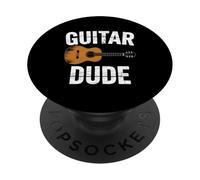 Vintage Guitar Player Guitarist Guitar Musician Music Band PopSockets PopGrip Adesivo