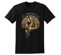 Vintage Guitarist Joe Bonamassa T-Shirt Rock Guitarist Mens Tee Black M