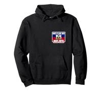 Vintage Haiti Flag Day 18 Maggio Calebration Haitian Pride Felpa con Cappuccio