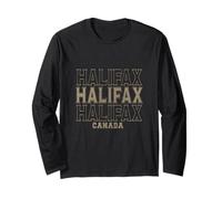 Vintage Halifax Canada Maglia a Manica