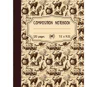 Vintage Halloween Composition Notebook with Witchy Illustrations: Spooky Aesthetic Journal for Girls, Teens, and Students | 120 Lined Pages | 7.5 x 9.25 in | Perfect for Halloween Notes and Writing