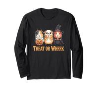 Vintage Halloween Guinea Pigs Trucco O Wheek Spooky Maglia a Manica