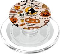 Vintage Halloween Patchwork Autunno Scarabocchi 'Tis la Stagione PopSockets PopGrip per MagSafe