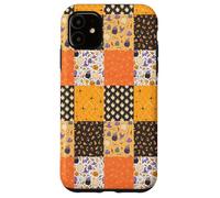 Vintage Halloween Patchwork Inpired Cute Ghost Pumpkin Custodia per iPhone 11
