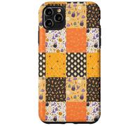 Vintage Halloween Patchwork Inpired Cute Ghost Pumpkin Custodia per iPhone 11 Pro Max