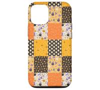 Vintage Halloween Patchwork Inpired Cute Ghost Pumpkin Custodia per iPhone 12/12 Pro