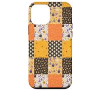 Vintage Halloween Patchwork Inpired Cute Ghost Pumpkin Custodia per iPhone 12 mini