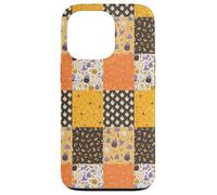 Vintage Halloween Patchwork Inpired Cute Ghost Pumpkin Custodia per iPhone 13 Pro