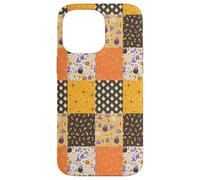 Vintage Halloween Patchwork Inpired Cute Ghost Pumpkin Custodia per iPhone 14 Pro Max