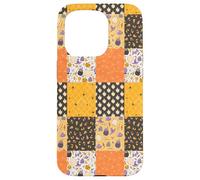 Vintage Halloween Patchwork Inpired Cute Ghost Pumpkin Custodia per iPhone 15 Pro