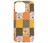 Vintage Halloween Patchwork Inpired Cute Ghost Pumpkin Custodia per iPhone 15 Pro Max
