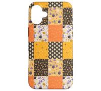 Vintage Halloween Patchwork Inpired Cute Ghost Pumpkin Custodia per iPhone 16 Plus
