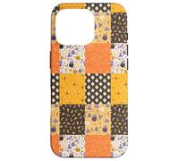 Vintage Halloween Patchwork Inpired Cute Ghost Pumpkin Custodia per iPhone 16 Pro