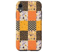 Vintage Halloween Patchwork Inpired Cute Ghost Pumpkin Custodia per iPhone XR