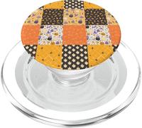 Vintage Halloween Patchwork Inpired Cute Ghost Pumpkin PopSockets PopGrip per MagSafe
