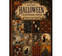 Vintage Halloween Scrapbook Paper: Double-Sided Sheets - 8.5" x 11" Forest Designs for Junk Journaling, Scrapbooking, Decoupage, Collage, Card Making & Mixed