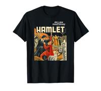Vintage Hamlet Shakespeare Tshirt-Hamlet Laertes Ophelia Tee Maglietta