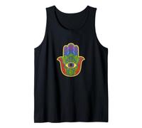 Vintage Hamsa mano occhio di Dio simbolo di protezione Canotta