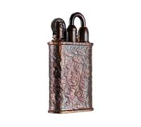 Vintage hand-carved kerosene lighter, grinding wheel ignition, double-sided relief, refillable, gift for men (kerosene not included)