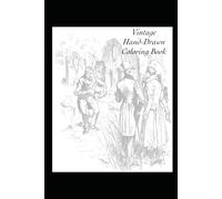 Vintage Hand-Drawn Coloring Book