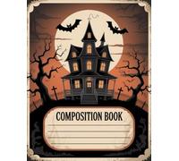 Vintage Haunted House Halloween Notebook: 120 Pages, with Fantasycartoon Cover Design, suitable for Journaling, School Notes, Women, Teens, Christmas ... Journaling, School Notes, Women, Teens, Ch