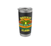 Vintage Hawaii Aloha Bicchiere termico in acciaio inox doppia parete