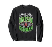 Vintage Heritage Orgoglioso di Essere Irlandese e Tedesco Felpa