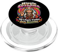Vintage Hippie Nonna Come Un Regolare Nonna Solo Groovier PopSockets PopGrip per MagSafe