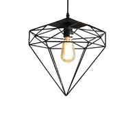 Vintage Hollow Hanging Light LED Ceiling Light Chandelier Metal E27 Single Head Pendant Lights Scandinavian Farmhouse Lighting Fixture for Bedside Indoor Rustic Teahouse Café