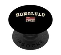 Vintage Honolulu Hawaii souvenir bandiera hawaiana retrò PopSockets PopGrip Adesivo