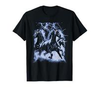 Vintage Horse Lightning Retro 80s 90s Western Grunge Graphic Maglietta