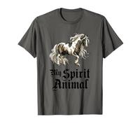 Vintage Horse My Spirit Animal Equestrian Maglietta
