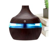 Vintage Humidifier Diffuser - LED Air Humidifier, Personal Ultrasonic Diffuser with 7-Color LED Light | Quiet Air Humidification for Home, Office, Yoga, Studio, Hotel, Car, Dorm, Nursery, Living Room,